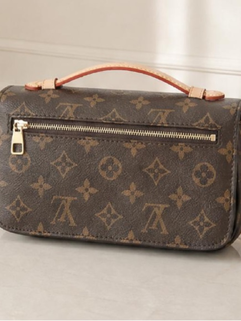 Louis Vuitton Monogram Canvas Top-Handle Bag in Brown